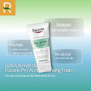 S?a r?a m?t d?ng b?t s?ch sâu cho da nh?n Eucerin Pro Acne Cleansing Foam 50g - EU0000014 - Rosslyn