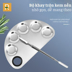 Tính Ti?n D?ng C?a B? Khay Tr?n Kem N?n Làm T? B?ng Thép Không G? Hình Bán Nguy?t Chuyên D?ng