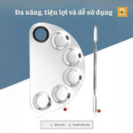 Phân Lo?i B? Khay Tr?n Kem N?n Làm T? B?ng Thép Không G? Hình Bán Nguy?t Chuyên D?ng